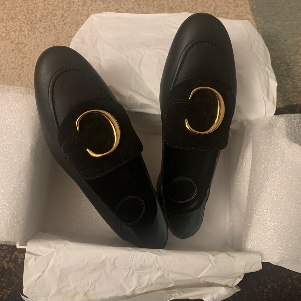 [Brand New] Chloé Women's C
Collapsible-Heel Loafers